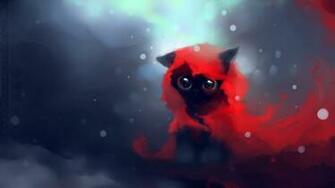 Cats Deviantart Artwork Kittens Apofiss Wallpaper