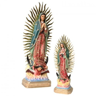 Mexican Virgin Mary Image Statue