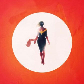 Captain Marvel Is Ready To Take On The World Her iPad Wallpaper