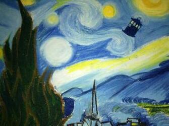 Doctor Who Tardis Wallpaper Van Gogh Image Pictures Becuo