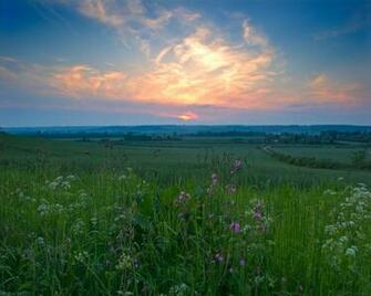 Sunset On The Countryside Wallpaper Wide HD