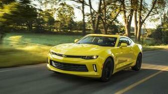 Chevrolet Camaro On Road Full HD Wallpaper Large