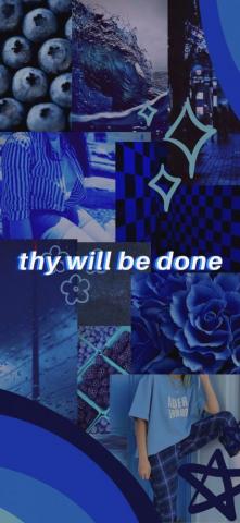 Christian Phone Wallpaper Background Blue Aesthetic Bible
