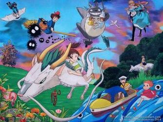 Tribute To Studio Ghibli By Chalktwins