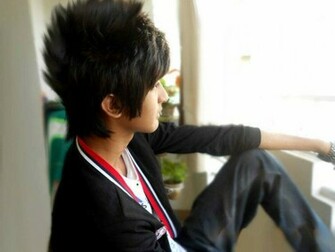 Free Download Download Wallpapers Emo Boy Hairstyle 540x720 For