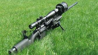 Sniper Rifle Computer Wallpaper Desktop Background Id