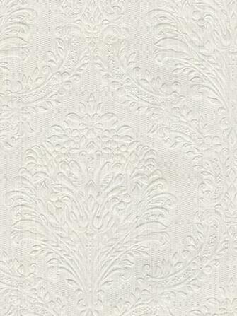 Light Grey Embossed Classical Damask Wallpaper Traditional