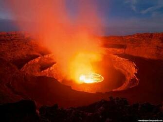 Awesome Nyiragongo Crater Democratic Republic Of The Congo