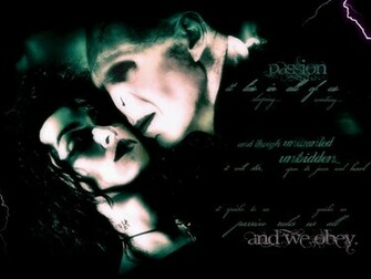 Bellatrix And Lord Voldemort Passion Wallpaper
