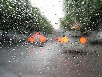 Rainy Drops On Window Wallpaper All