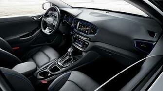 Interior Electric Car Hyundai Ioniq Hybrid