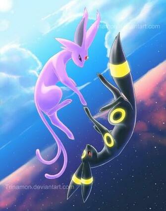 Umbreon And Espeon Wallpaper Es