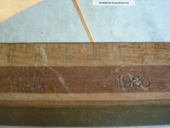 Handsome Ridgely Antique Wallpaper Hangers Table Marked And