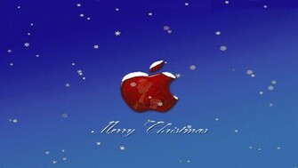 Wallpaper Merry Christmas Apple For iPhone