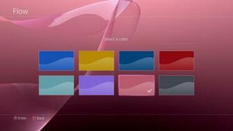 Playstation Custom Home Screen Colours