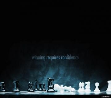 Winning Requires Confidence Motivational Quote Wallpaper Quotivee