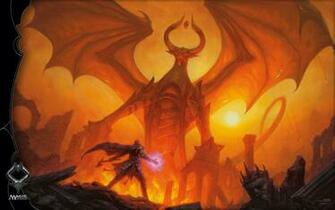 Nicol Bolas Text Mangaka Name Wallpaper Widescreen