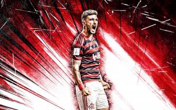 Wallpaper 4k Giorgian De Arrascaeta Grunge Art