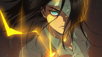 Caption Intense Gaze Of Dom Eren Yeager Pfp