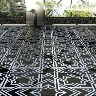 Hybrid Between A Wallpaper And Tile Pattern Decotal Tiles