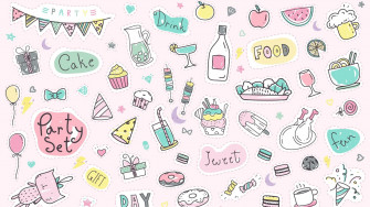 And Customizable Kawaii Wallpaper Templates