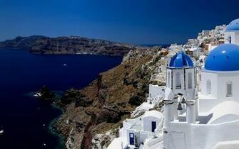 Santorini Wallpaper