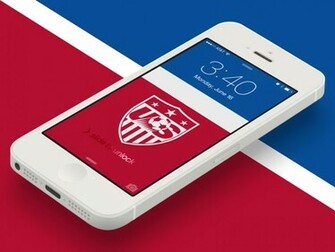 Dribbble Us Soccer Ios Wallpaper By Justin Peabody