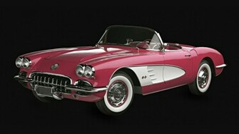 Classic Cars Black Background Wallpaper