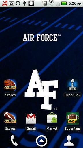 Animation That Fades From Fighting Falcons Logo To Air Force