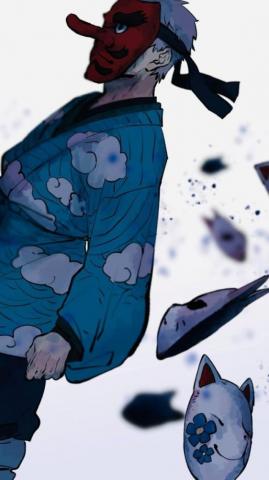 Anime Demon Slayer Kimetsu No Yaiba Sakonji Urokodaki