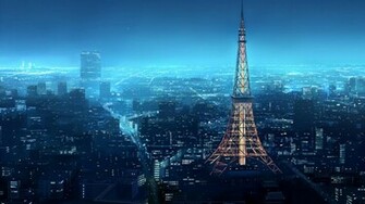 Tokyo Tower City Full HD Desktop Wallpaper 1080p