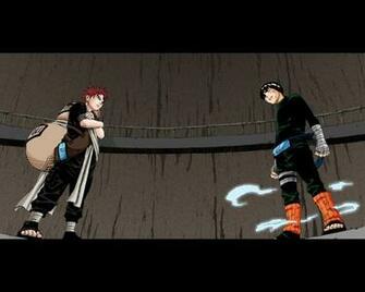 Home Gallery Naruto Wallpaper Rock Lee Vs Gaara
