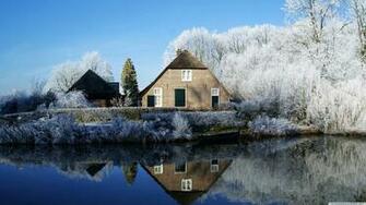 Along River Farmhouse Mobile Wallpaper Mather Nature
