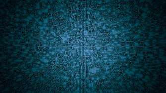 Abstract Blue Grid Background By Janetateher