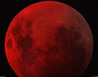 Dark Red Moon Wallpaper Open Walls