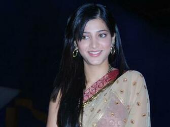 Beautiful Shruti Haasan In Saree HD Wallpaper