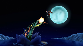 Mega Rayquaza Vs Deoxys By Valenandnightinc