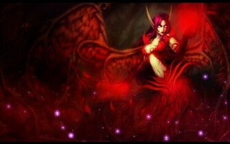 Video Game League Of Legends Morgana Wallpaper