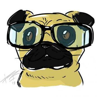 Pug Glasses By Drpaulor