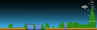 Mario Level Design Multiscreen Wallpaper