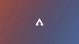 Apex Legends Logo On Cyan Wallpaper