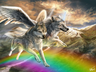 Wolf Aesthetic Wallpaper