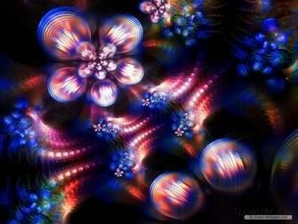 Flower Wallpaper Creative Fractal Art