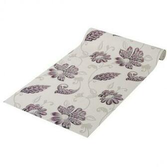 Petal Print Wallpaper From Homebase Bedroom