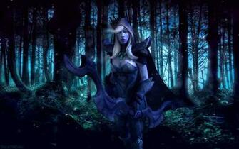Drow Ranger 3d Render Dota Wallpaper