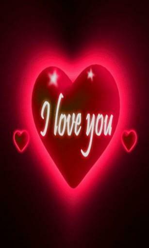 Bigger Glowing Heart Live Wallpaper For Android Screenshot