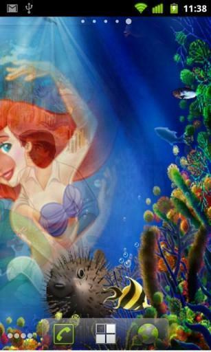 Bigger Little Mermaid Live Wallpaper For Android Screenshot