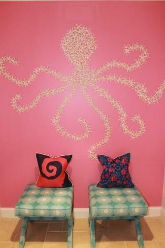 Pink Palace Painted All Of These Wall Decorations And Murals By Hand