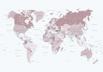 World Map Aesthetic Wallpaper