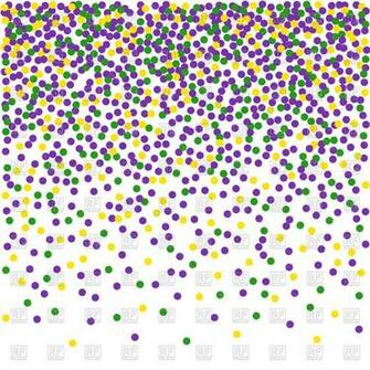 Mardi Gras Background With Confetti Vector Image Of Background